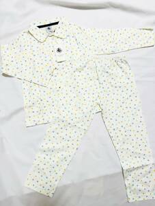 未使用　プチバトー　前開きプリントパジャマ　5ans 110　キッズ　ベビー　PETIT BATEAU