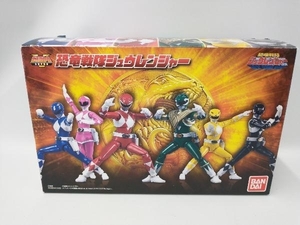 現状品 SHODO SUPER 恐竜戦隊ジュウレンジャー BANDAI ※パーツ欠品あり、菓子抜き