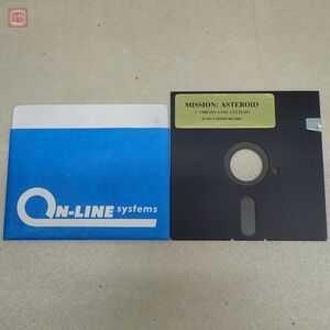 ※FDのみ Apple II 5インチFD MISSION：ASTEROID ON-LINE SYSTEMS ミッション：アステロイド アップルII アップル2【PP