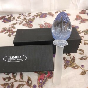 【IRIMIEA】Exquisite Designs ワインガラス栓 替え栓 ボトル栓 オシャレ ガラス製 キッチン用品