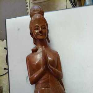 仏教美術 木彫 仏像 高さ78cm