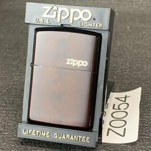 1000円スタート ZIPPO 未使用 鼈甲柄 マット 化粧箱有り オイルライター ジッポー 1994年製 Z0054