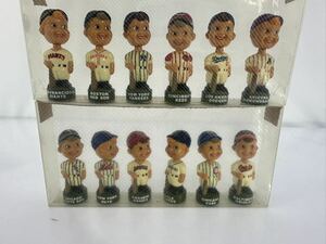 首振り人形 MLB メジャーリーグ カネボウフーズ ボブルヘッド KANEBO　１２体セット　中古品