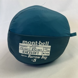 モンベル　アルパインバロウバッグ 3番　♯3 mont-bell 寝袋　シュラフ