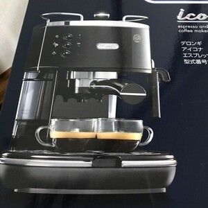 デロンギ DeLonghi エスプレッソ・カプチーノメーカー アイコナコレクション 新品 ブラック ECO310BK ミルク泡立て手動 未使用品