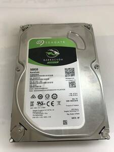 ■ 正常判定｜SATA 3.5インチ 内蔵型 ハードディスク｜SEAGATE ST500DM009 HDD｜500GB フォーマット済み 