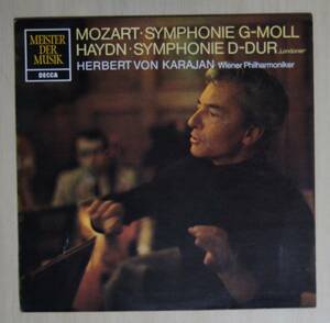 へルベルト・フォン・カラヤン／ウィーン・フィル【ドイツ盤　Karajan】モーツァルト／交響曲第40番・ハイドン／交響曲第104番「ロンドン」
