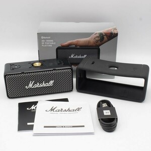 【美品/正規品】Marshall Emberton ワイヤレスポータブルスピーカー ブラック Bluetooth マーシャル エンバートン 本体