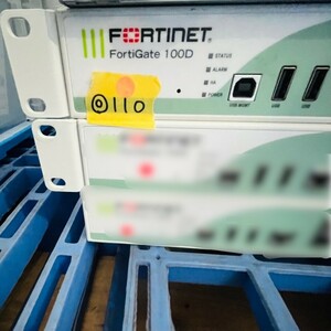 ◎110【通電OK】Fortinet Fortigate 100D ファイアウォール FW ギガビット イーサネット セキュリティ UTM 集中管理 フォーティネット