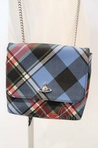 【USED】Vivienne Westwood / DERBY shoulder BAG ヴィヴィアンウエストウッド ビビアン ブルー 【中古】 O-24-04-07-027-ba-YM-OS