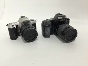 ★H#616 MINOLTA ミノルタ フィルム カメラ a 5700i a SWEET アルファ スイート レンズ 2個 セット 一眼 レフ 動作未確認 