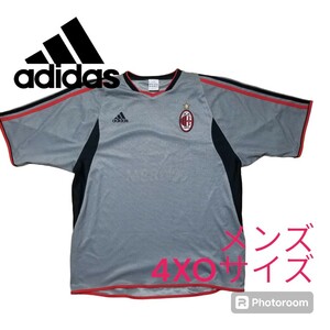 アディダス　adidas　メンズ　サッカー　イタリアセリエA　ACミランレプリカユニフォーム3rd　2003-2004シーズン　4XOサイズ　古着