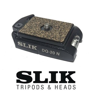 SLIK スリック 三脚アクセサリー DQ-20N 汎用クイックシュー 雲台 ネジ止め式 デジタル一眼レフカメラ対応 2軸水準器