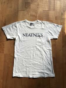 ENGINEERED GARMENTS エンジニアドガーメンツ プリント ポケットTシャツ サイズS 白 半袖TEE NEPENTHES NEEDLES S2W8