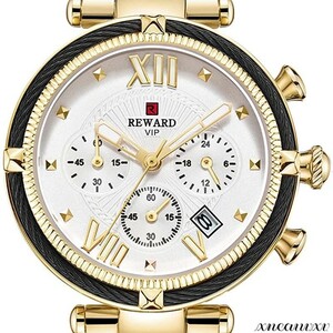 おしゃれな 腕時計 レディース ステンレス ゴールド クオーツ 夜光 カジュアル シンプル おしゃれ アナログ 女性 腕時計 ウォッチ