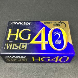 ビクター 40分 HG VHS-C ビデオテープ TC-40HGD
