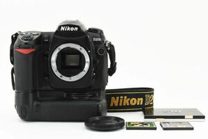 【実用光学美品】Nikon ニコン D200 ボディ デジタル一眼カメラ バッテリーパック MB-D200 / CFカード2枚 #712-1