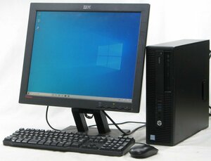 HP ProDesk 600 G2 SFF 6600 ■ 20インチ 液晶セット ■ i5-6600/DVDマルチ/省スペース/DisplayPort/Windows10 デスクトップ