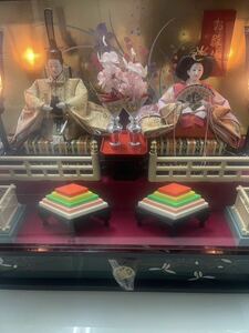 雛人形 ひな人形 ひな祭り 日本人形 インテリア ガラスケース 桃の節句 お雛様 コレクション 置物 オルゴール