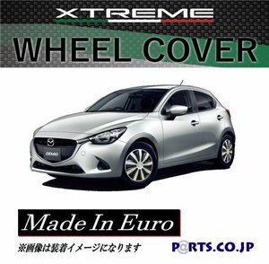 [処分品] Xtreme ホイールキャップ デミオ DEMIO 15インチ タイヤ ホイール 15C シルバー ブラック