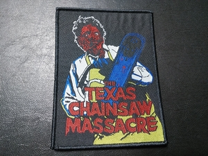 悪魔のいけにえ The Texas Chain Saw Massacre 刺繍パッチ ワッペン / トビー・フーパー レザーフェイス エド・ゲイン ホラー映画