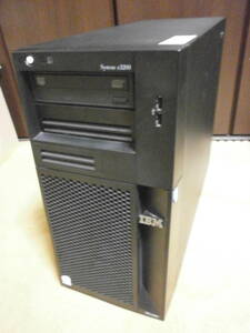 【中古品】IBM SystemX3200(4363PCM) WindowsServer2003Standard 32bitSP2 PentiumE2160 1.8GHz メモリ1GB HDD231GB DVD 有線LAN