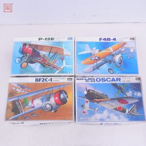 未組立 ハセガワ 1/32 ボーイング F4B-4/カーチス BF 2C-1/一式戦 隼 等 まとめて4点セット Hasegawa【40