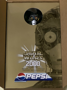 PEPSI ペプシ STAR WARS 2000 CELEBRATION スターウォーズ C-3PO サウンドビッグボトルキャップ(非売品) 未開封未使用新品