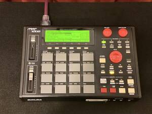 ( 専門店カスタム ）Fat Pad 仕様 AKAI MPC1000 BK. JJOS 128MBメモリ増設済み サンプラー　MPC2000 DTM MPC3000 SP1200 MPC60 JUNO　