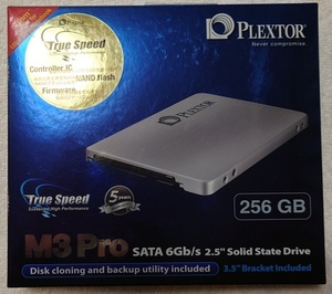 PLEXTOR(PLDS) PX-256M3P SATA3.0 256GB 2.5インチSSD（厚さ7mm）