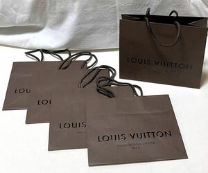 ルイ・ヴィトン 紙袋 Louis Vuitton ペーパーバッグ未使用品　小サイズ５枚セット