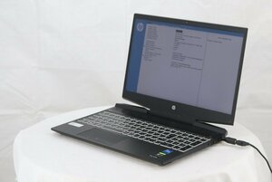 hp 15-dk2003TX Pavilion Gaming　Core i5 11300H 3.10GHz 16GB ■現状品