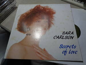 サラ・カールソン,SARA CARLSON/SECRETS OF LOVE(LONG VERSION)(ITALY/CINEVOX:SCX 100 45RPM UNPLAYED MINT 12”