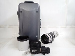 【良品】 Canon キャノン ZOOM LENS EF 200-400mm F4L IS USM EXTENDER 1.4x レンズ ストラップ/ハードケース付 ∴ 6E624-1