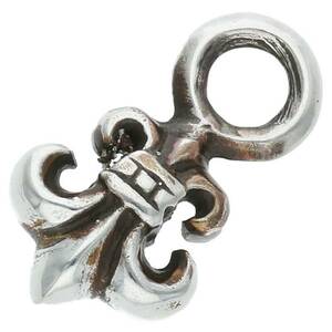 クロムハーツ Chrome Hearts #B STACK BS FLUER/BSフレアスタックチャーム シルバーネックレストップ 中古 SJ02