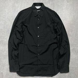 希少 COMME des GARCONS SHIRT コムデギャルソン シャツ ■2005年代 川久保怜 ■背面 ジップ 角襟 シェルボタン ■長袖シャツ ヴィンテージ