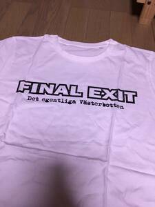 FINAL EXIT スウェーデン ハードコアバンド Tシャツ Mサイズ 白Tシャツ
