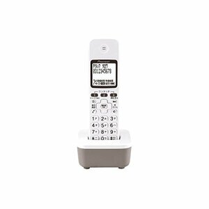 パイオニア デジタルコードレス留守番電話機用増設子機 ホワイト TFEK36W　(shin