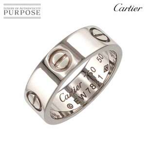 カルティエ Cartier ラブ #50 リング K18 WG ホワイトゴールド 750 指輪 Love Ring 90229142
