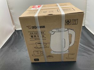 【★10-4285】■未使用■新品/未開封 ZOJIRUSHI 象印マホービン CK-VA12-WA 電気ケトル ホワイト 1.2L（8446）