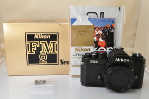 ★★極上品 Nikon ニコン New FM2 ブラック w/Box♪♪#5811EX