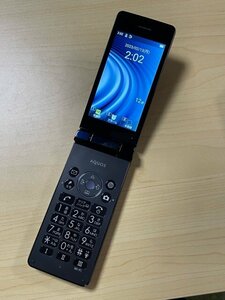 １円スタート☆彡 SHARP AQUOS ケータイ4 A205SH ブラック 美品 携帯電話【使用少】Z3