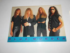 パンフレット プログラム ブル－・マーダー The Blue Murder Japan Tour 1993年 BLUE MURDER ジョン・サイクス