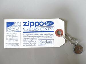 Zippo／CASE ビジターズセンター来訪記念 ギャランティー & キーチェーン 1978年ペニー硬貨