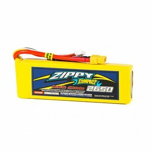 Compact 11.1V 2650mAh 40C60C ZIPPY リポ リチウムポリマー バッテリー★ホビーショップ青空