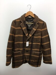 COMME des GARCONS HOMME PLUS◆AD2013/the Tree of Youth期/PL-J091/XS/コットン/キャメル/チェック//3ボタン 3B ヘリンボーン