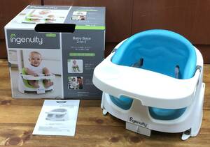 ◇ingenuity　インジェニュイティ　Baby Base 2-in-1　ベビーベース　60279　ブルー　トイザらス