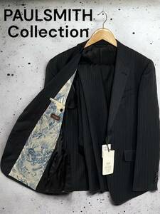 未使用品　タグ付き　PAULSMITH COLLECTION　スーツ　セットアップ　L　裏地花デザイン　ポールスミス コレクション　人気　花柄