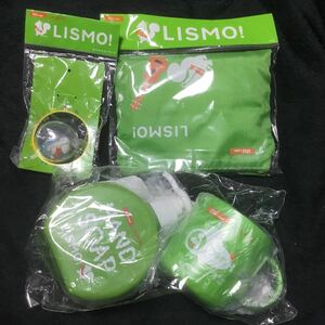 LISMO 4点セット　エコバッグコップソープボトルストラップau KDDI