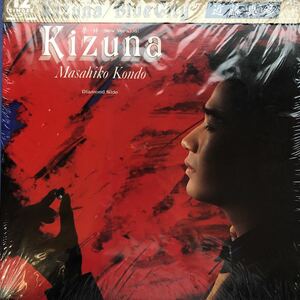 近藤真彦 Kizuna/Blue City 帯付12インチ シュリンク付 LP レコード 5点以上落札で送料無料M